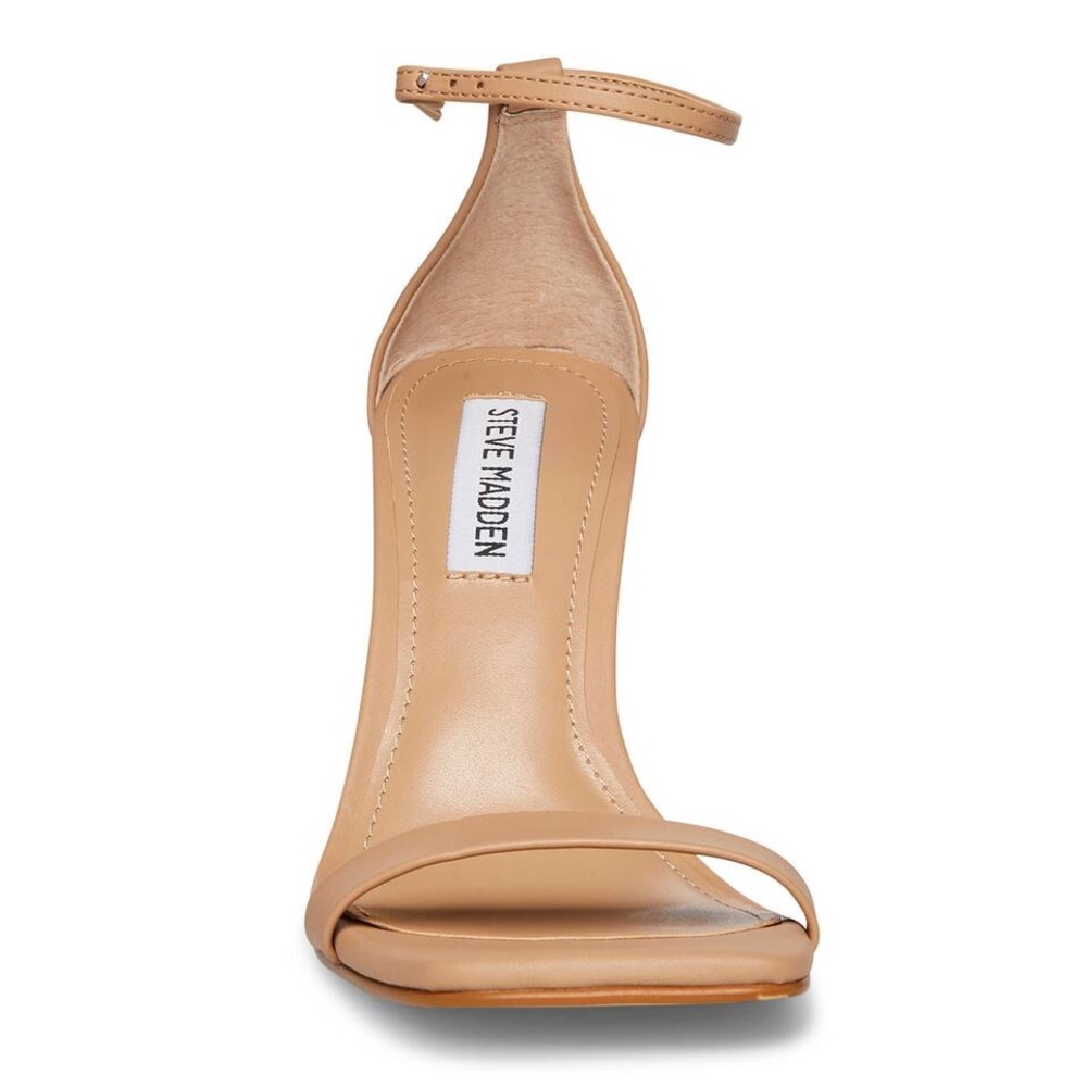 Steve Madden nude/natural square toe heel - Picture 2 of 10